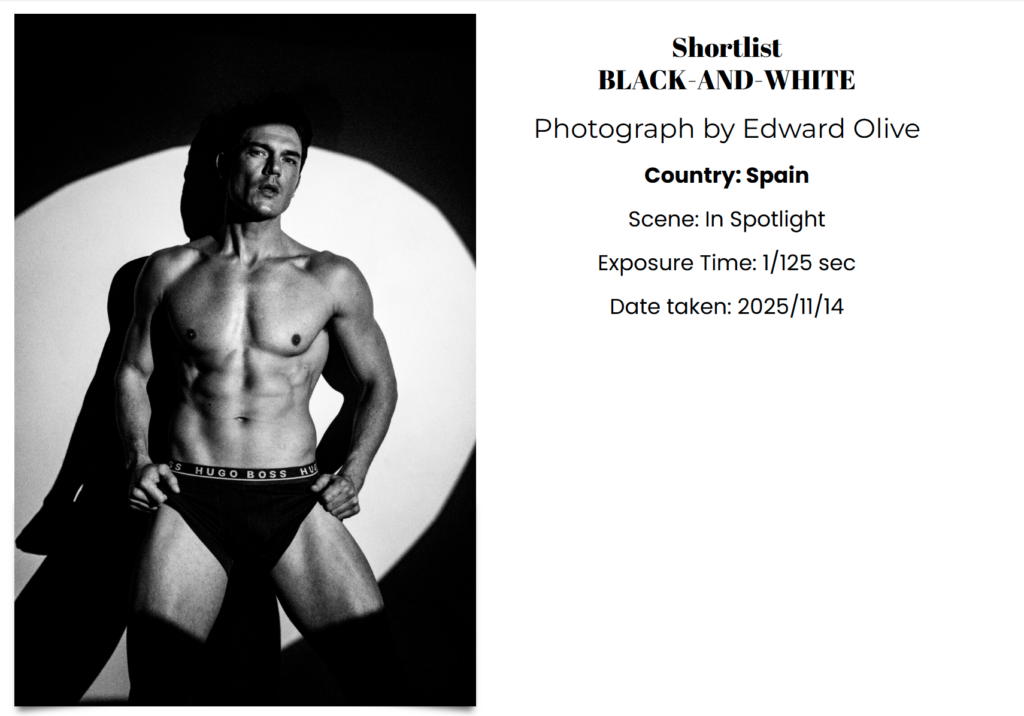 Fotografo edward olive premio fotografia union of lights