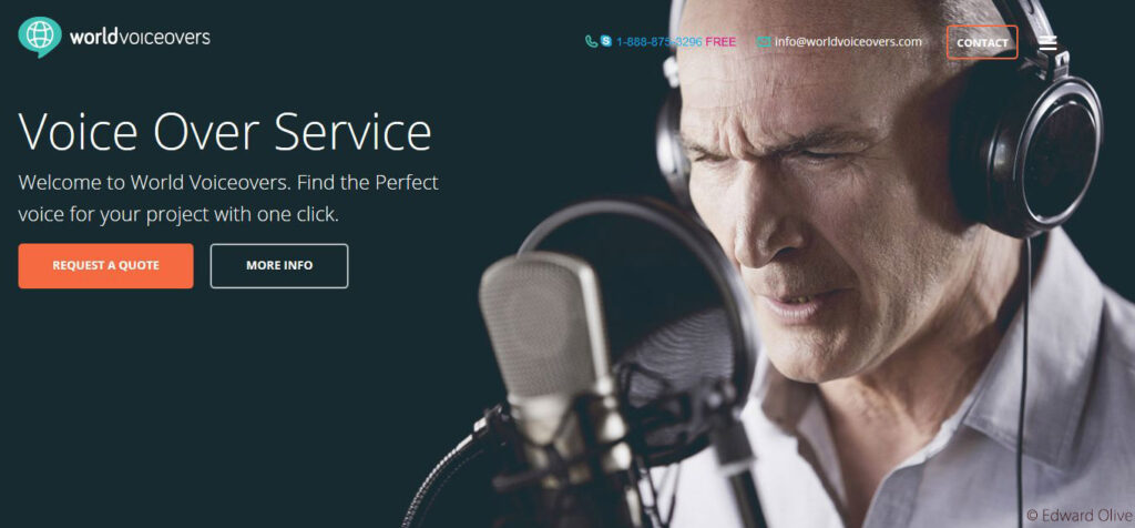 voice over actors books photos madrid spain edward olive